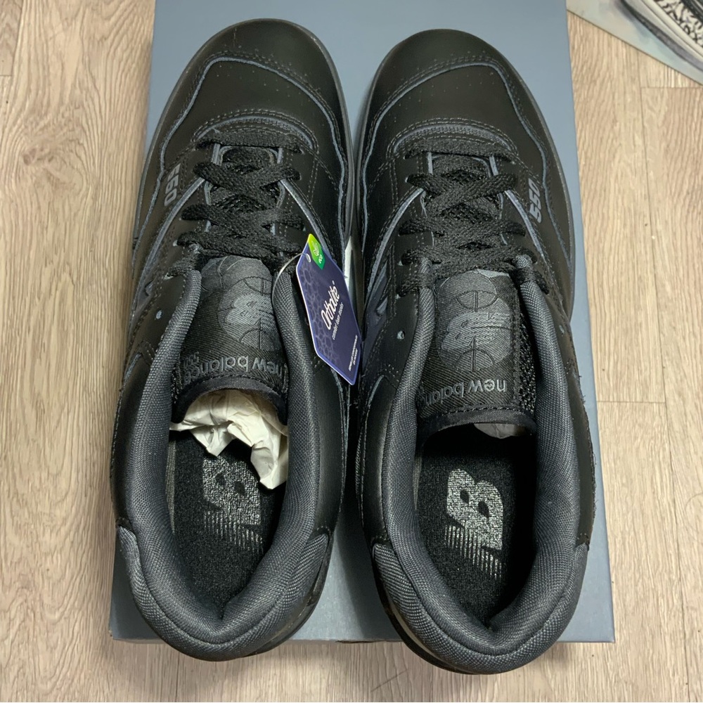 New Balance 550 Triple Black BB550BBB Sizes 10.5 Available Brand New - Picture 10 of 11